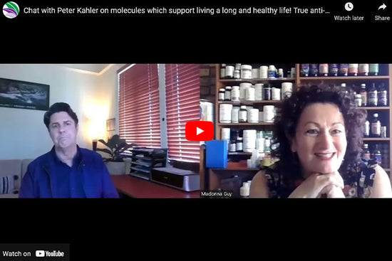 Chat with Peter Kahler on molecules which support living a long and healthy life! True anti-ageing!!